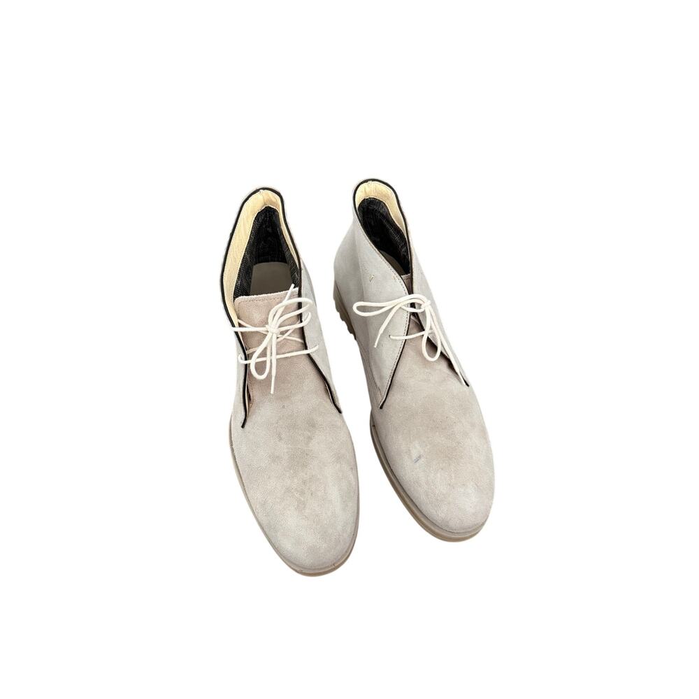 Isaia calf suede Chukka boots gray  size 7